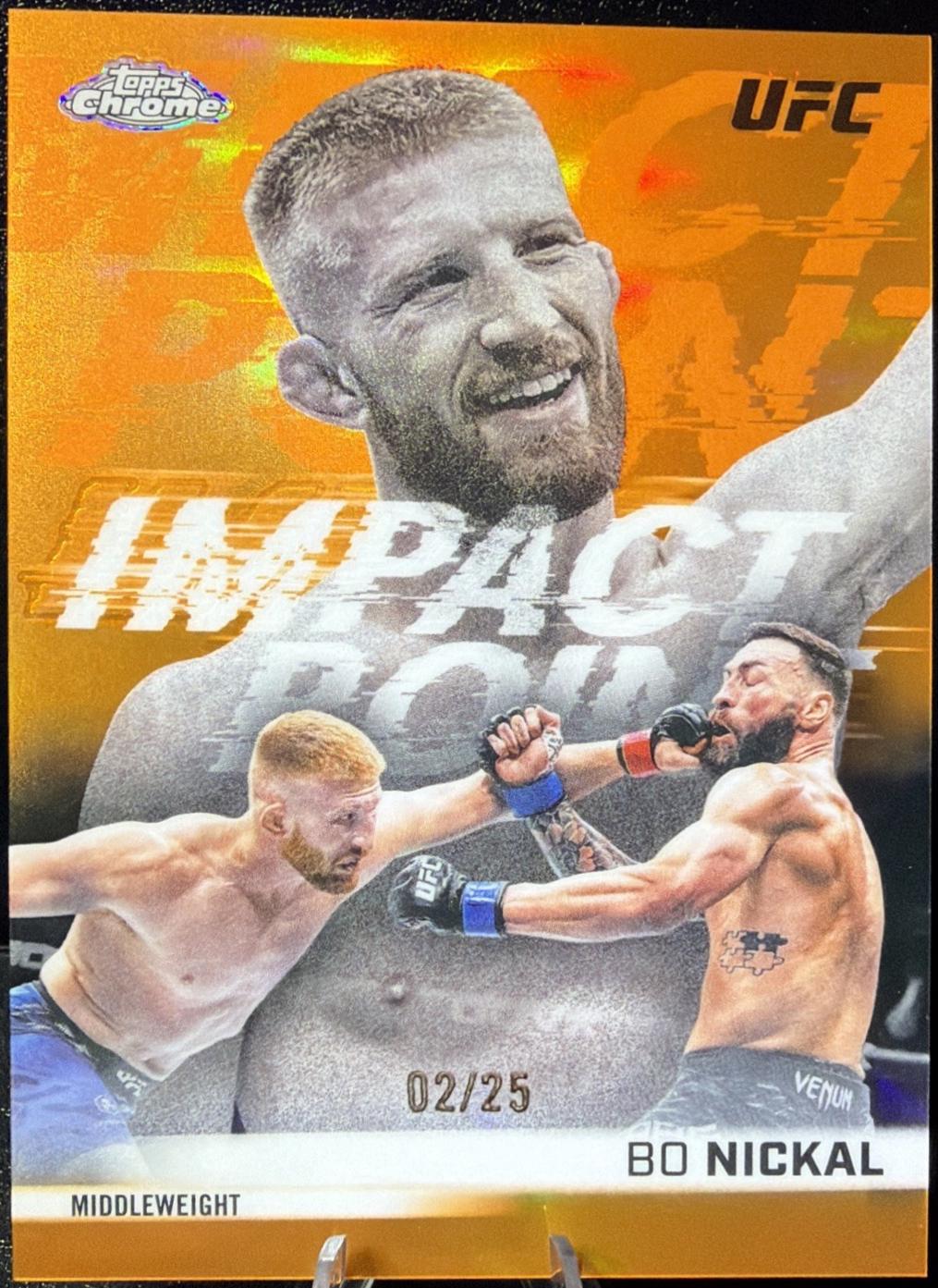 Bo Nickal [Orange Refractor] #IP-15