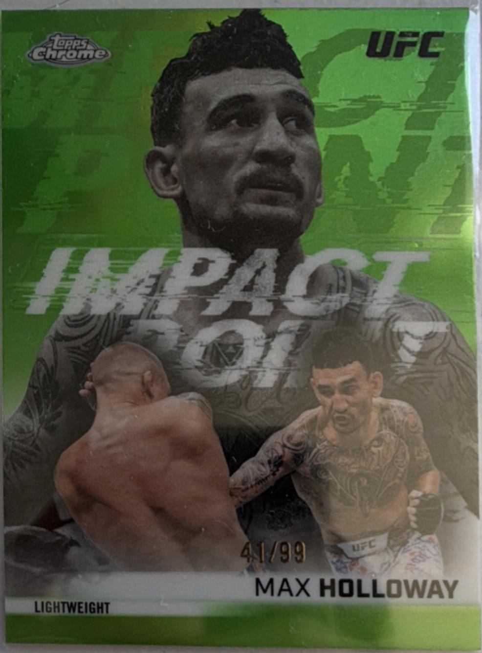 Max Holloway [Green Refractor] #IP-13