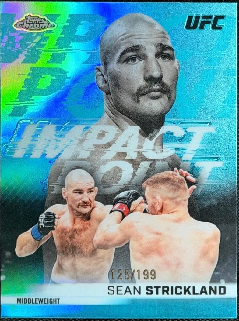 Sean Strickland [Aqua Refractor] #IP-9