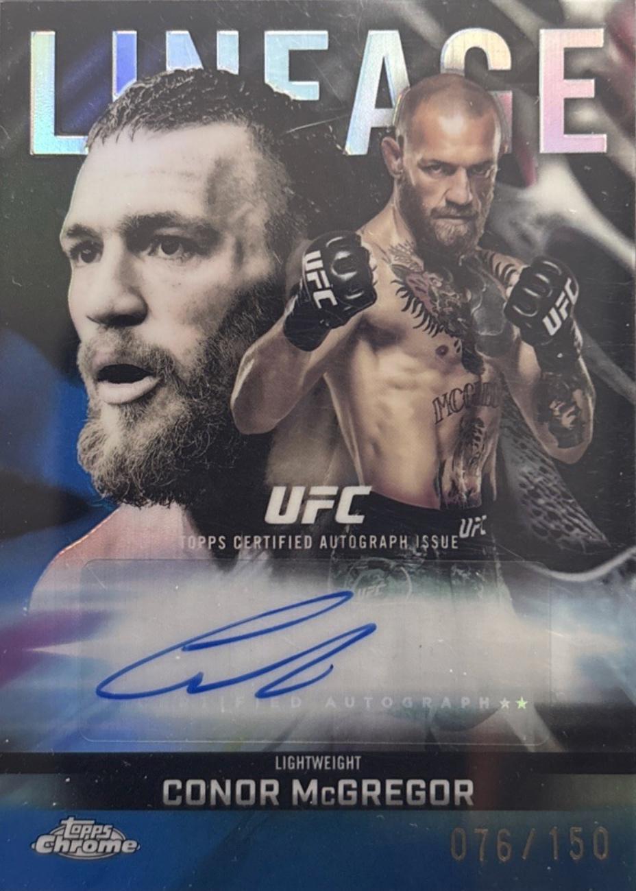 Conor McGregor [Blue Refractor] #CCA-CM