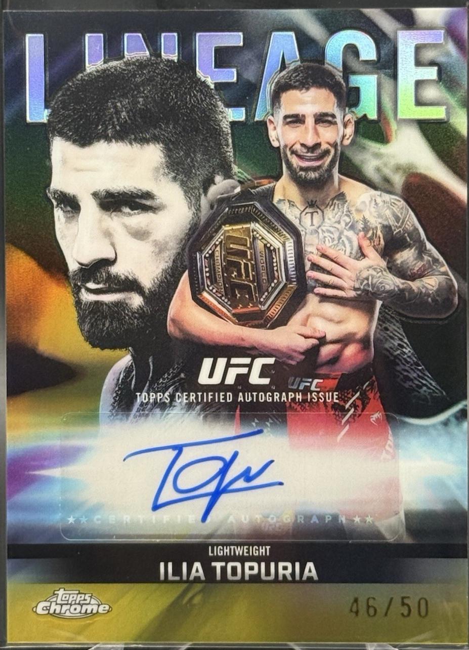 Ilia Topuria [Gold Refractor] #CCA-IT