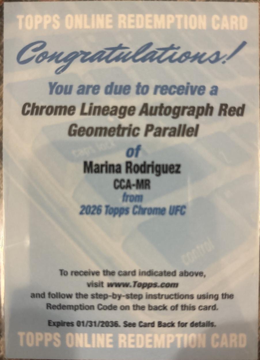 Marina Rodriguez [Red Geometric Refractor] #CCA-MR