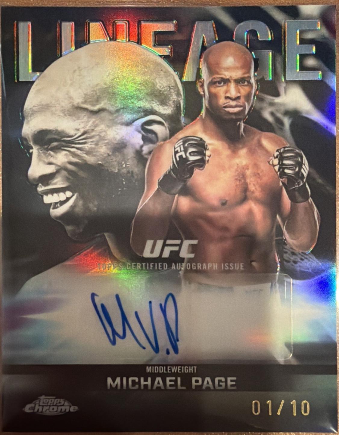 Michael Page [Black Refractor] #CCA-MP
