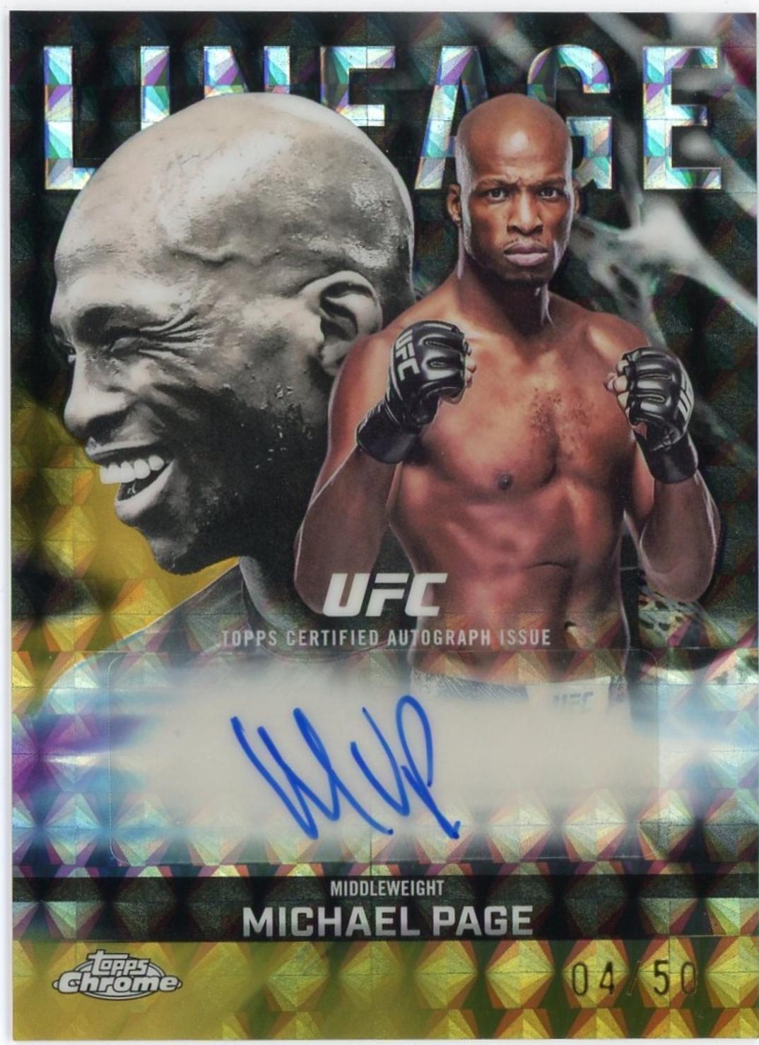 Michael Page [Gold Geometric Refractor] #CCA-MP