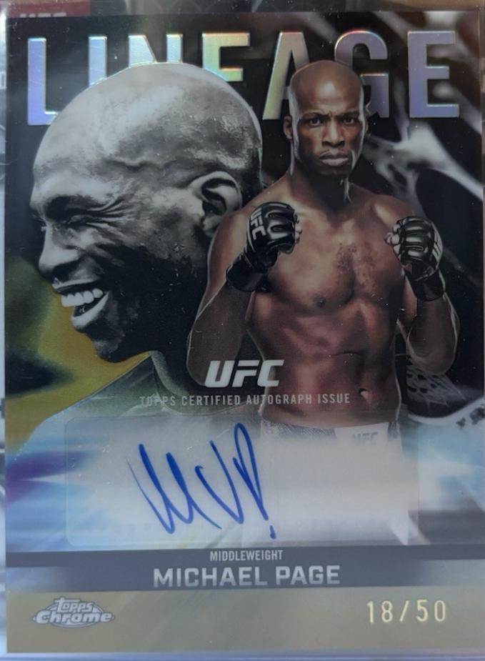 Michael Page [Gold Refractor] #CCA-MP