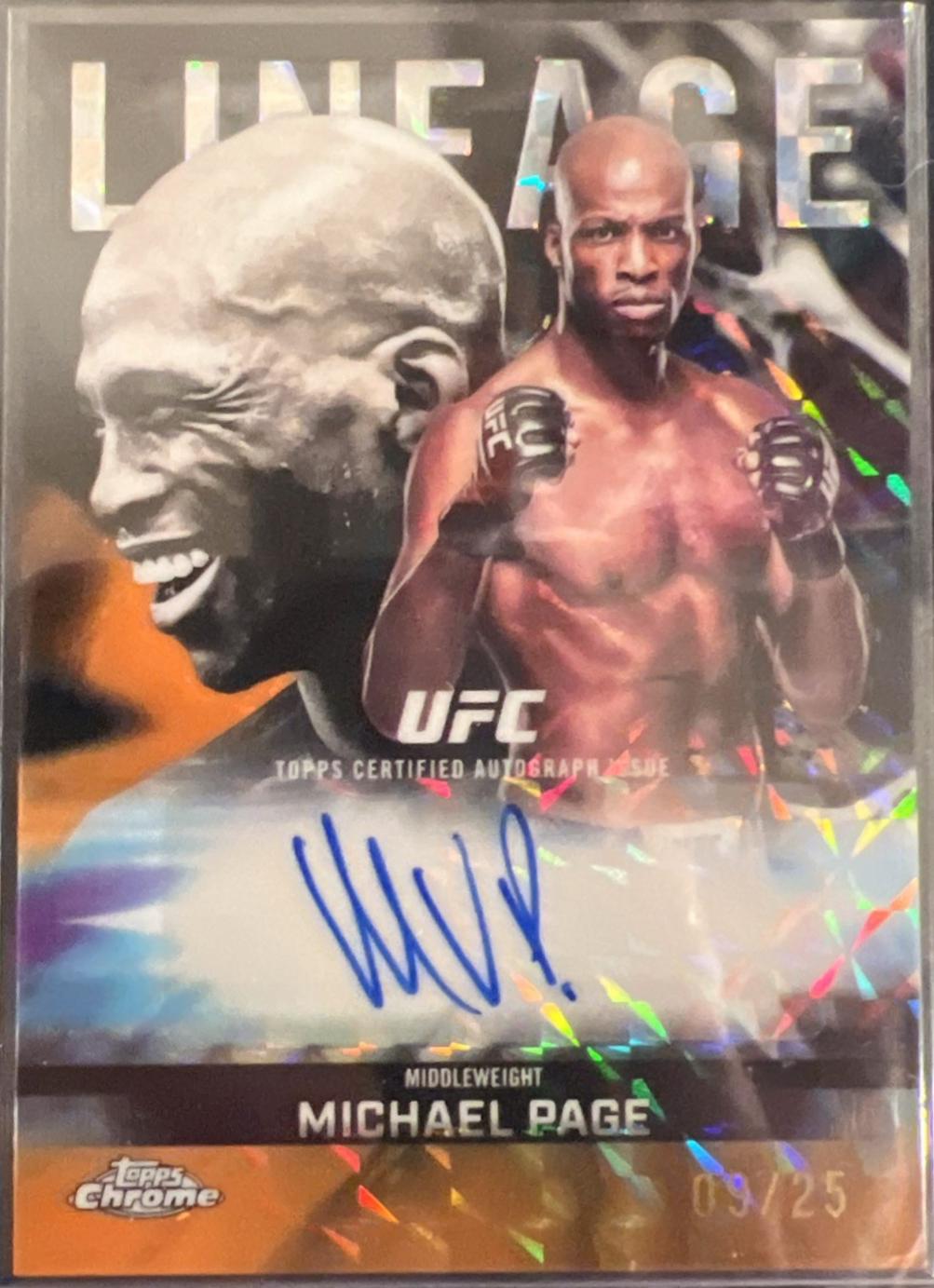 Michael Page [Orange Geometric Refractor] #CCA-MP