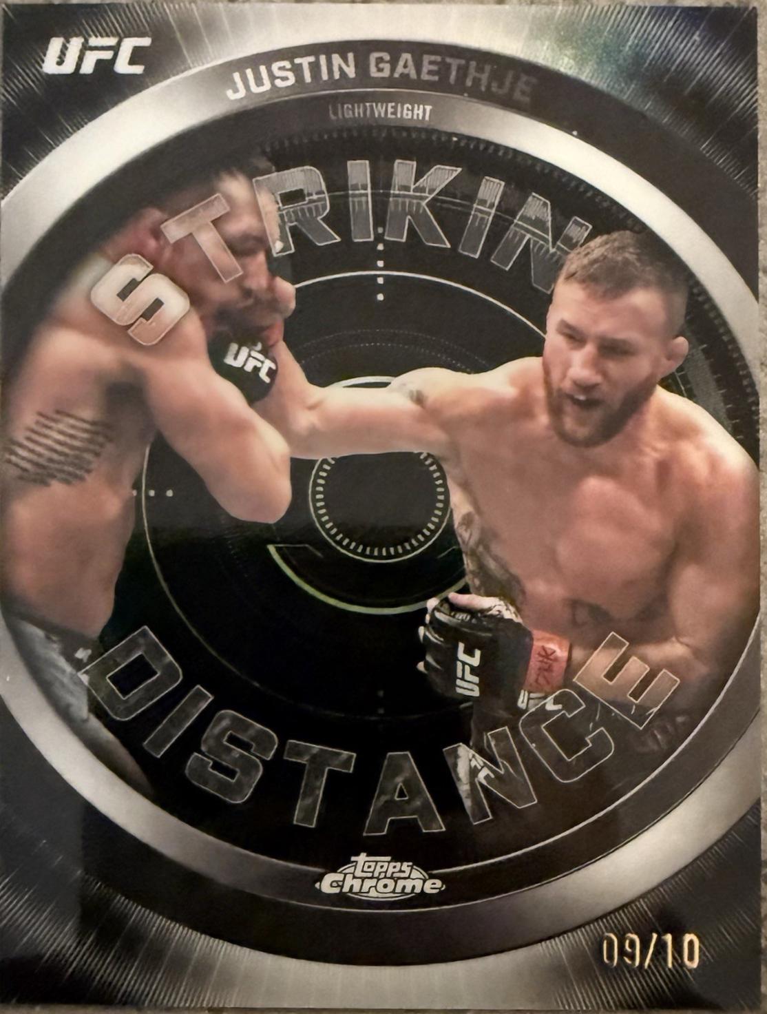 Justin Gaethje [Black Refractor] #SD-20