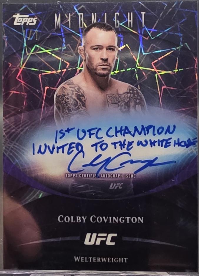 Colby Covington [Black Light] #BAV-CC