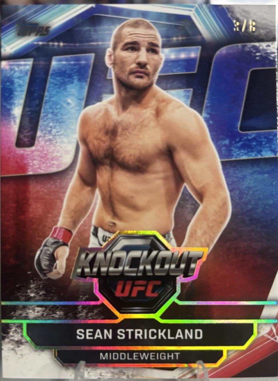Sean Strickland [Holo Gold] #19