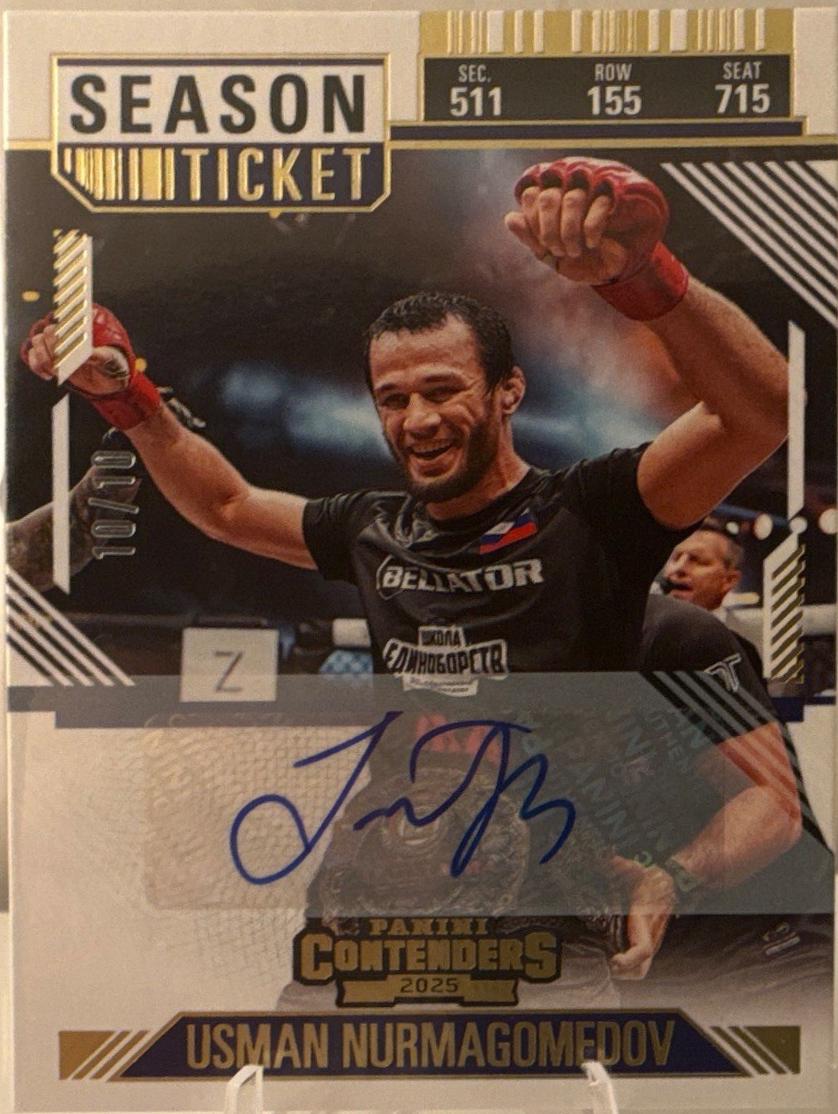 Usman Nurmagomedov [Gold Season Ticket Signature] #11