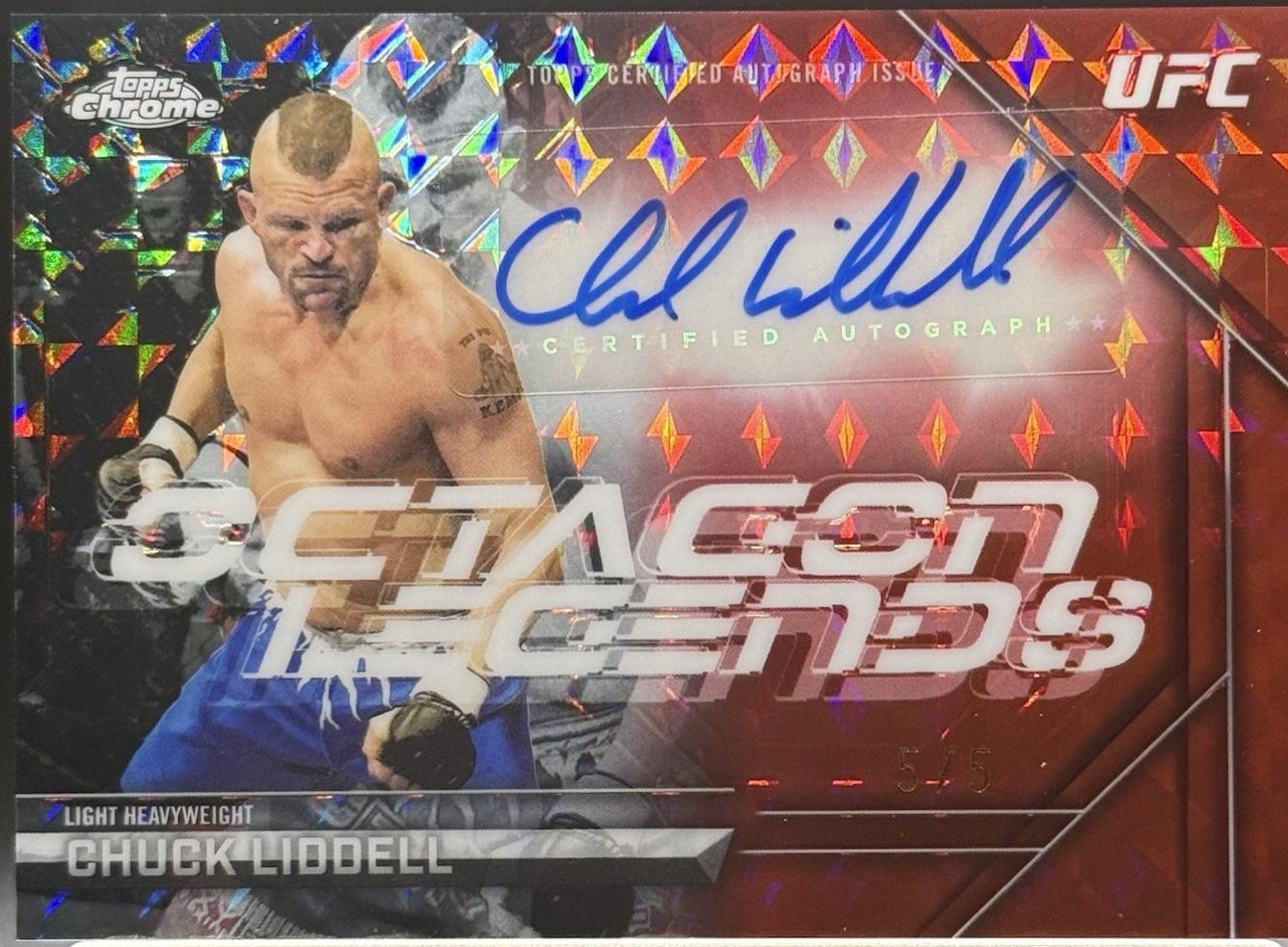 Chuck Liddell [Red Refractor] #OLA-CL