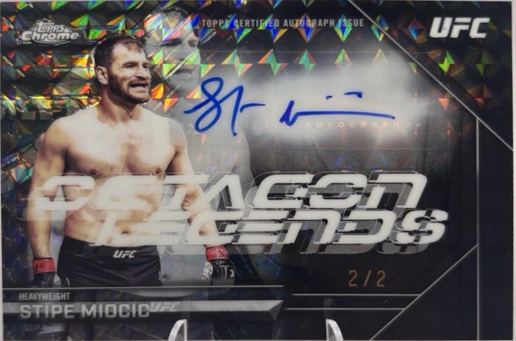 Stipe Miocic [Black Geometric Refractor] #OLA-SM
