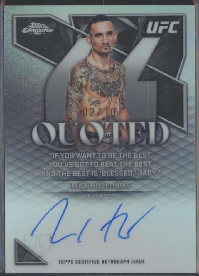 Max Holloway #QA-MH