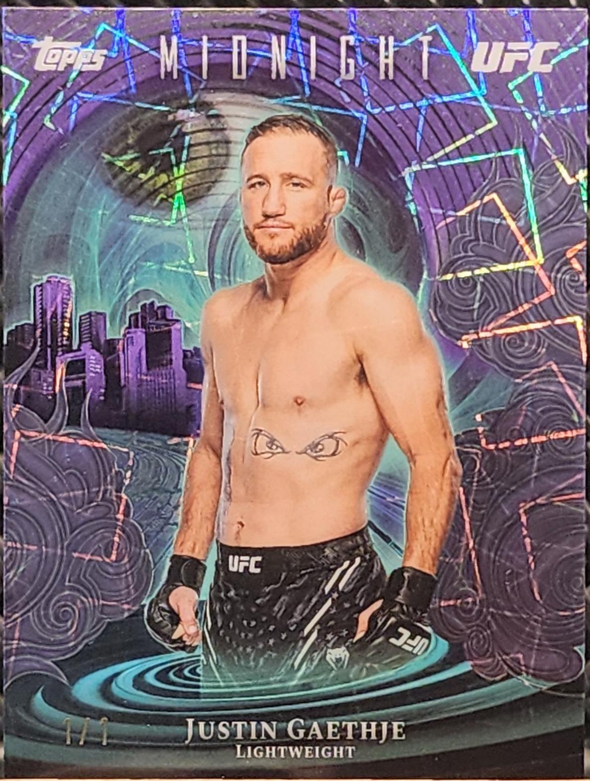 Justin Gaethje [Black Light] #IN-20