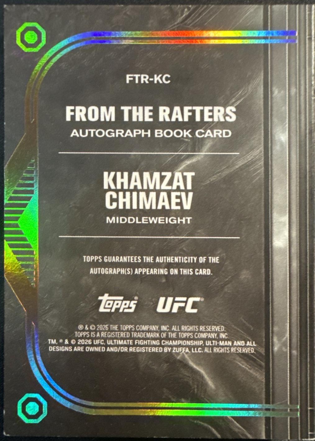 Khamzat Chimaev #FTR-KC