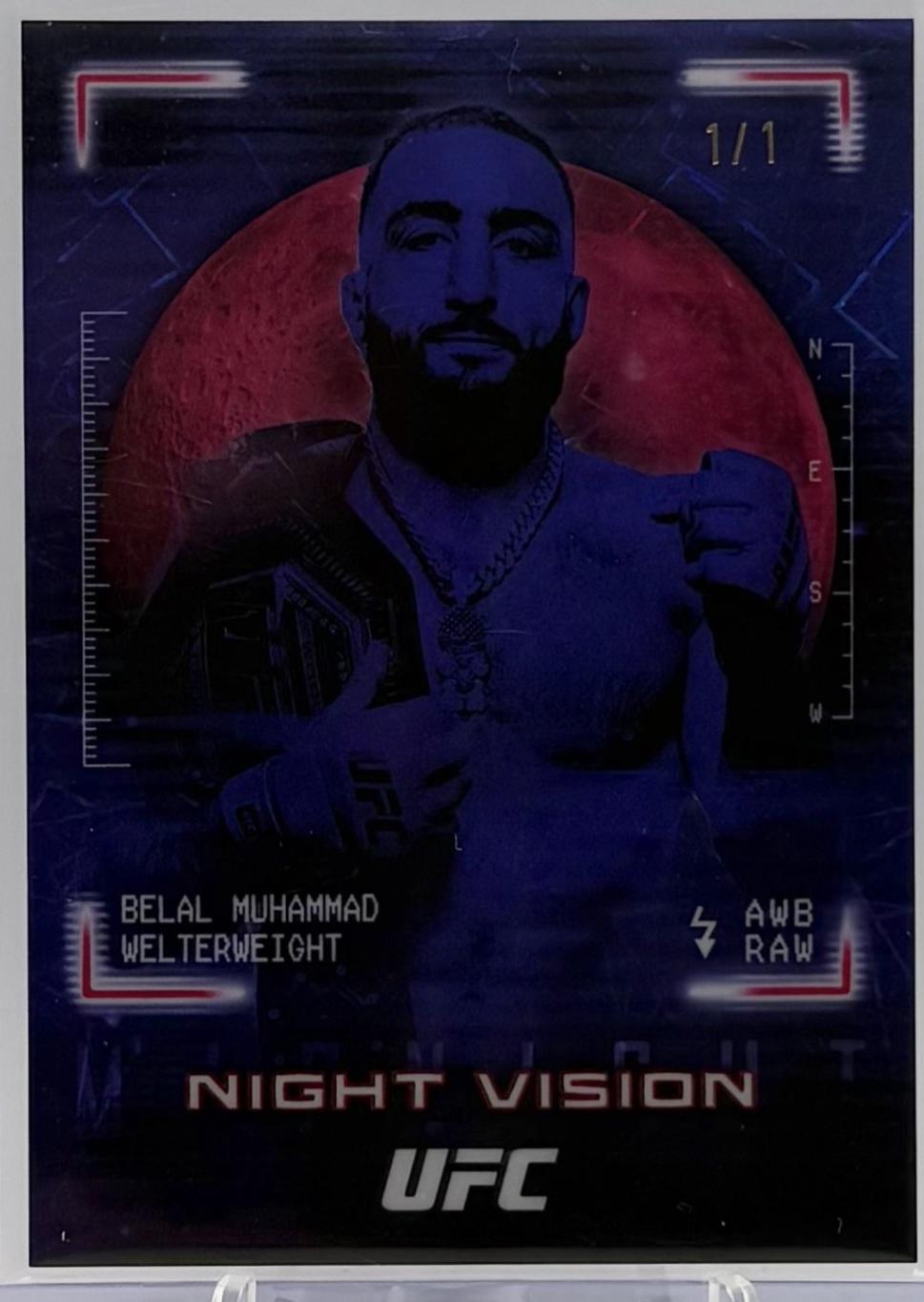 Belal Muhammad [Black Light] #NV-6