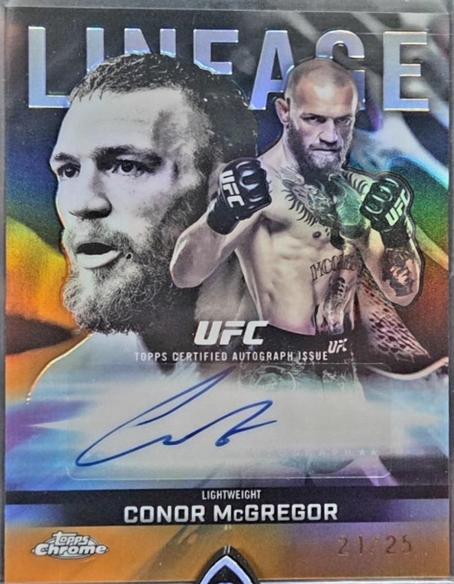 Conor McGregor [Orange Refractor] #CCA-CM