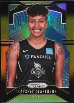 Layshia Clarendon [Prizm Black Gold] #49