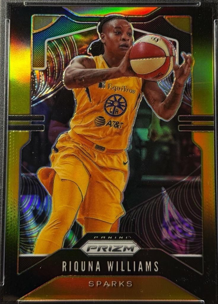 Riquna Williams [Prizm Black Gold] #81
