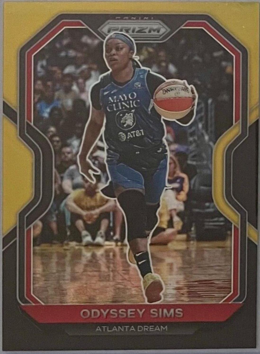 Odyssey Sims [Black Gold Prizm] #80