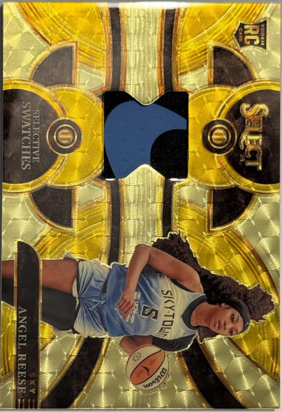 Angel Reese [Gold Vinyl Prizm] #202