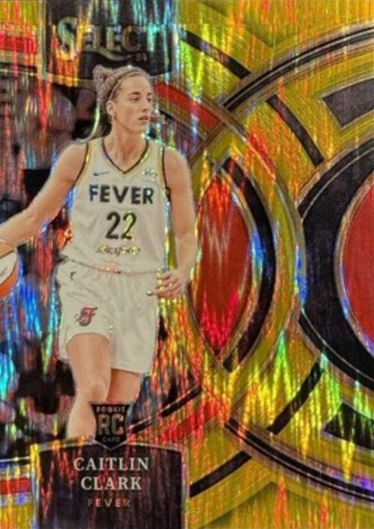 Caitlin Clark [Gold Flash Prizm] #151