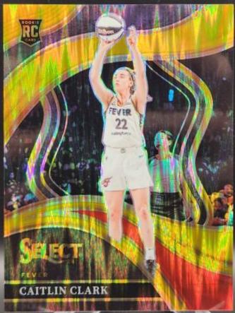 Caitlin Clark [Gold Flash Prizm] #218