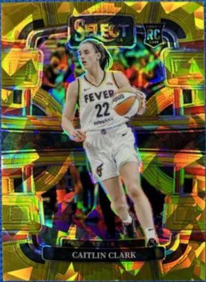 Caitlin Clark [Ice Gold Prizm] #72