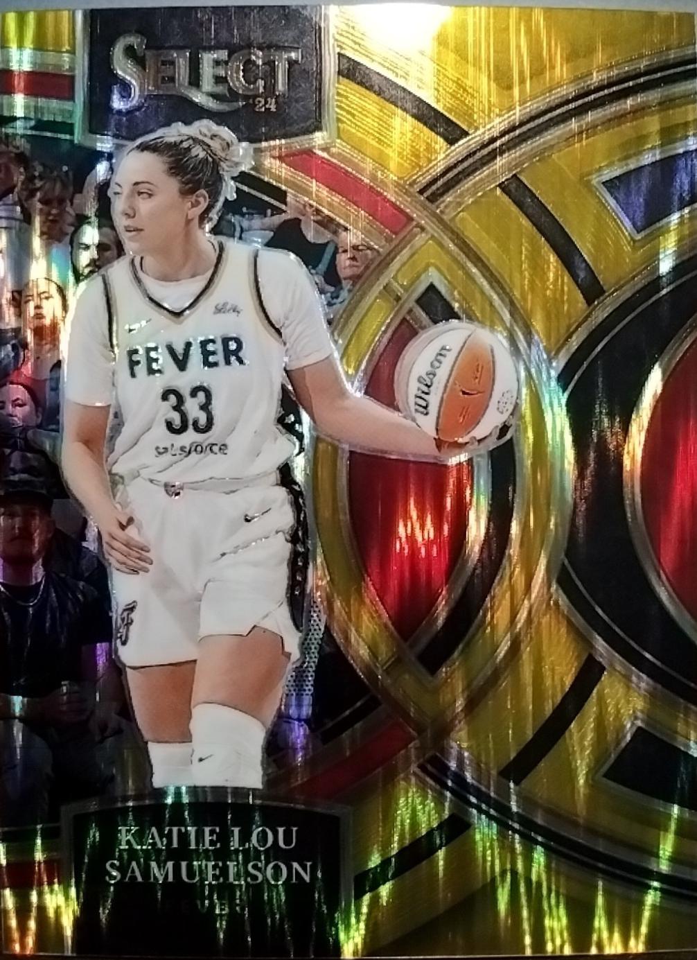 Katie Lou Samuelson [Gold Flash Prizm] #125
