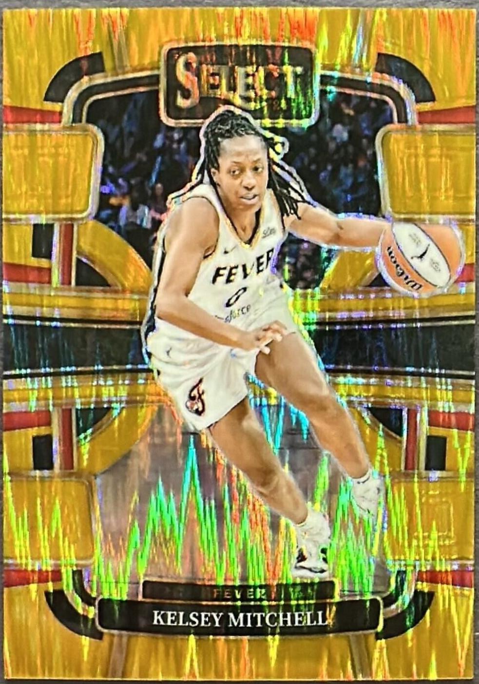 Kelsey Mitchell [Gold Flash Prizm] #87