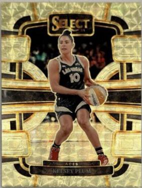 Kelsey Plum [Gold Vinyl Prizm] #75
