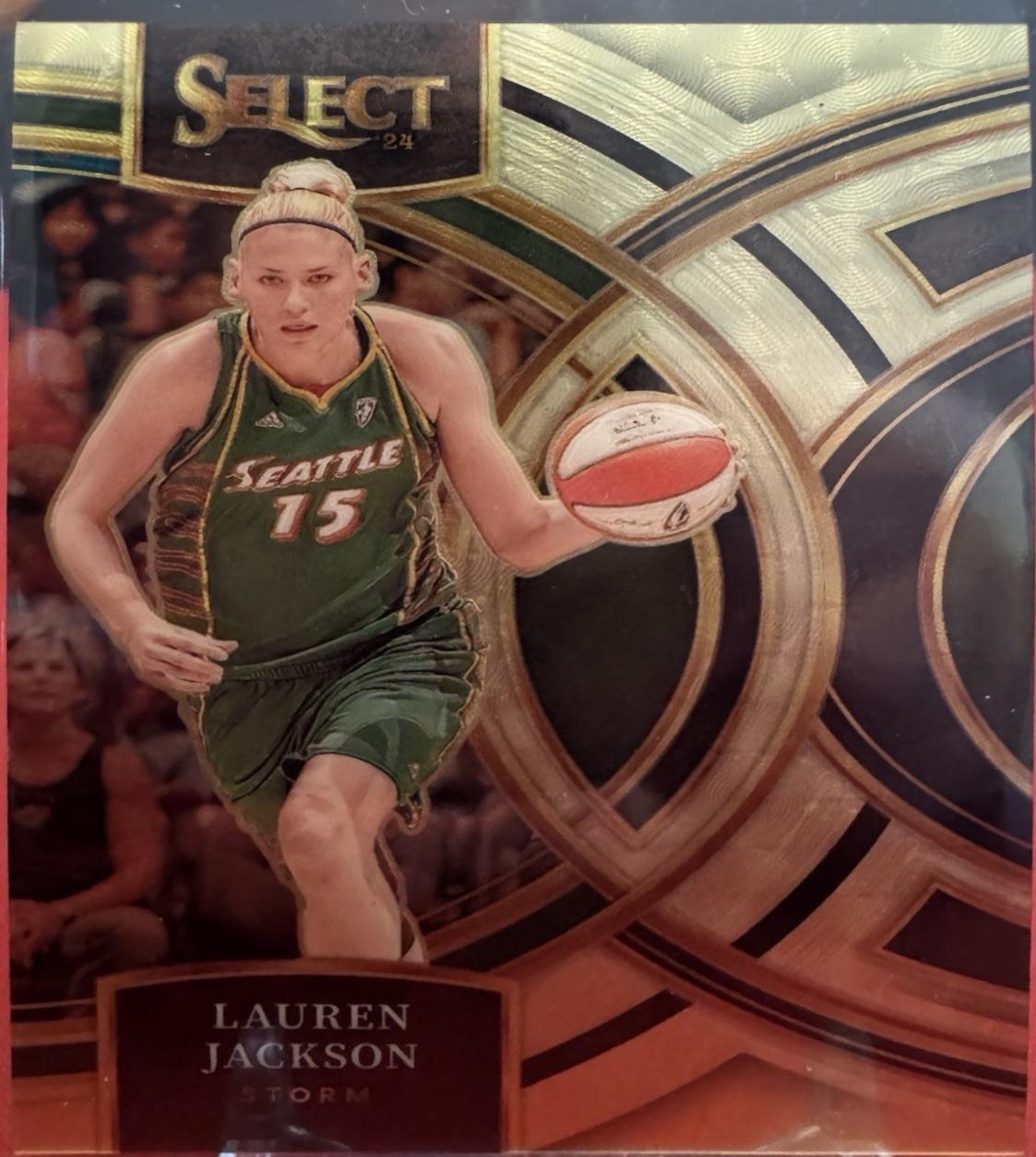 Lauren Jackson [Gold Vinyl Prizm] #133
