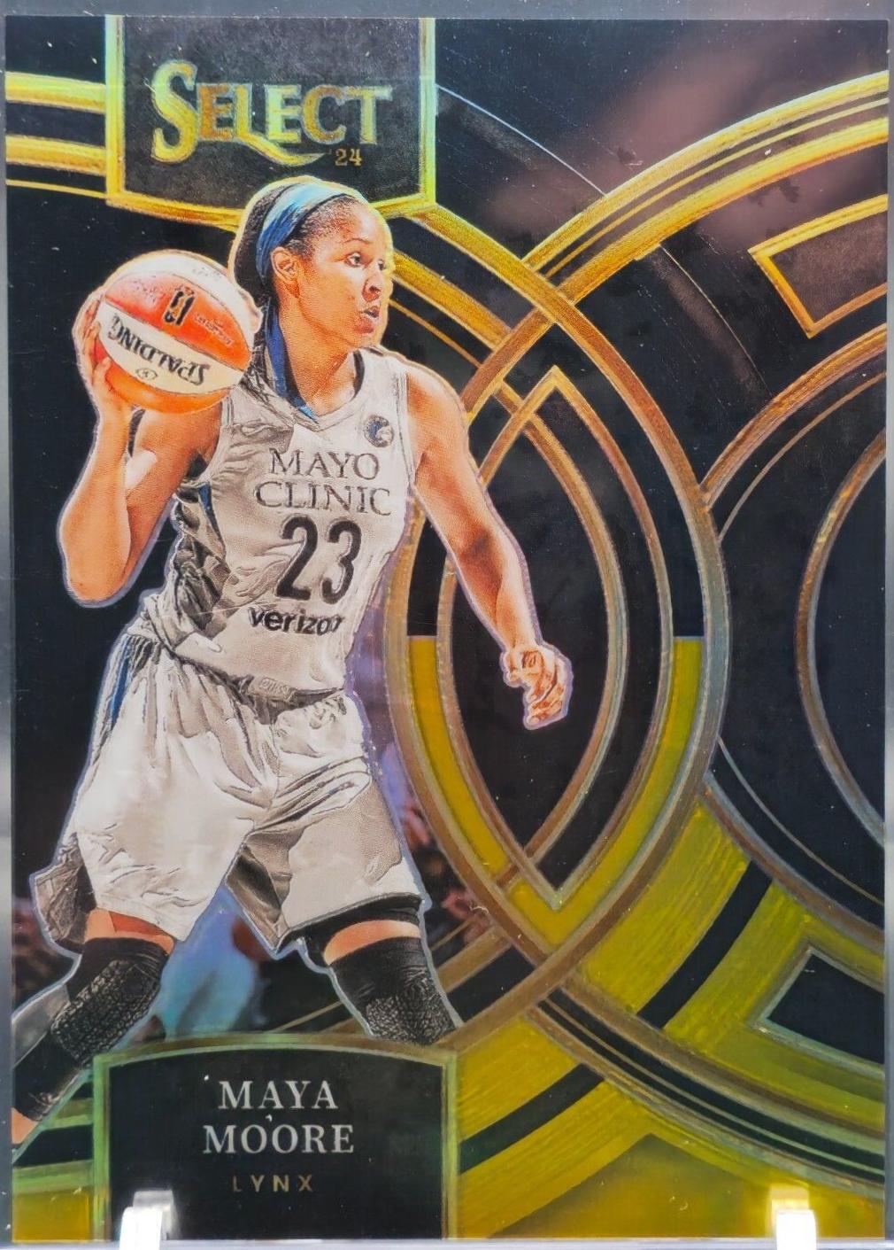 Maya Moore [Black Gold Prizm] #108