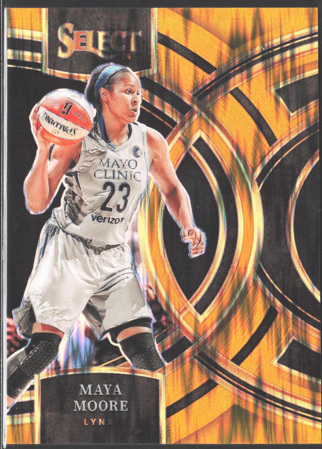 Maya Moore [Gold Flash Prizm] #108