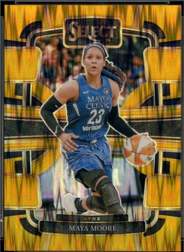 Maya Moore [Gold Flash Prizm] #15