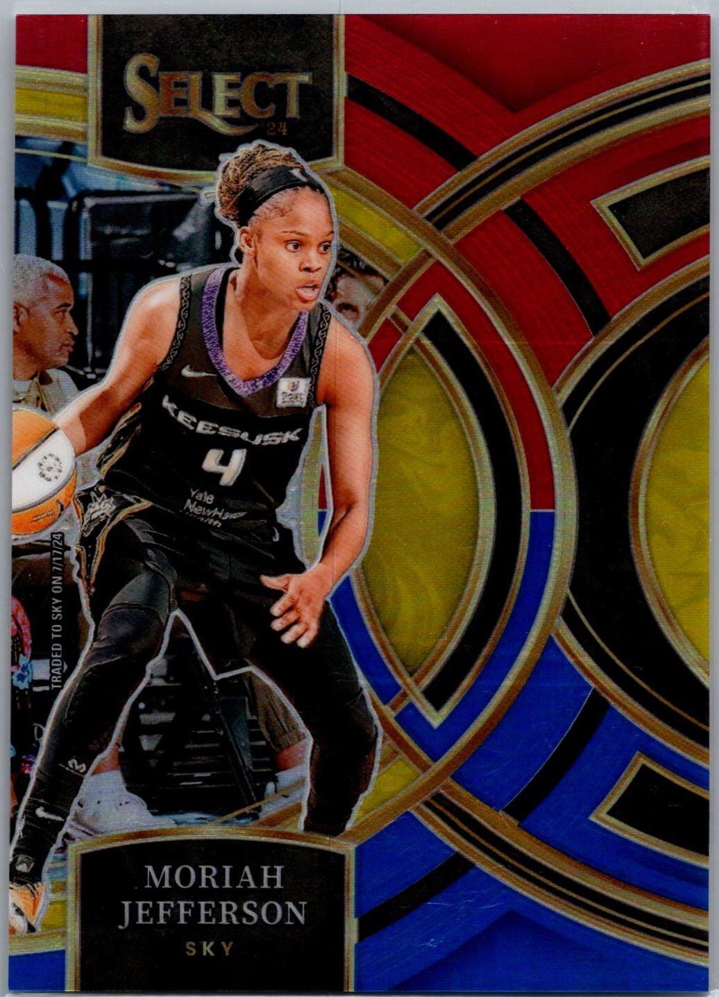 Moriah Jefferson [Red Blue Prizm] #121