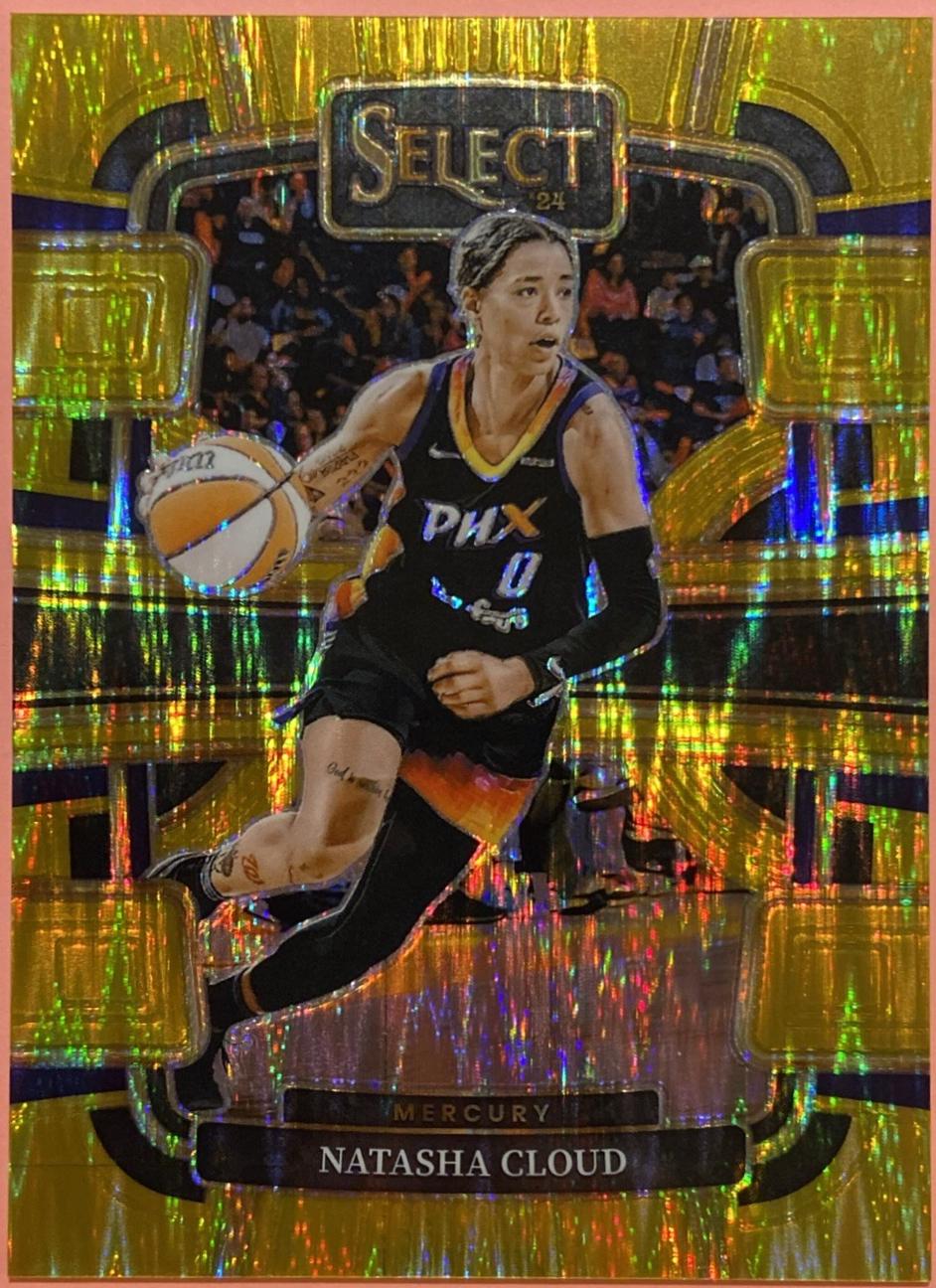 Natasha Cloud [Gold Flash Prizm] #37
