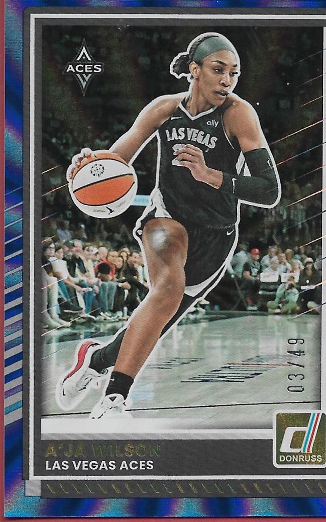 A'ja Wilson [Blue Shimmer] #82