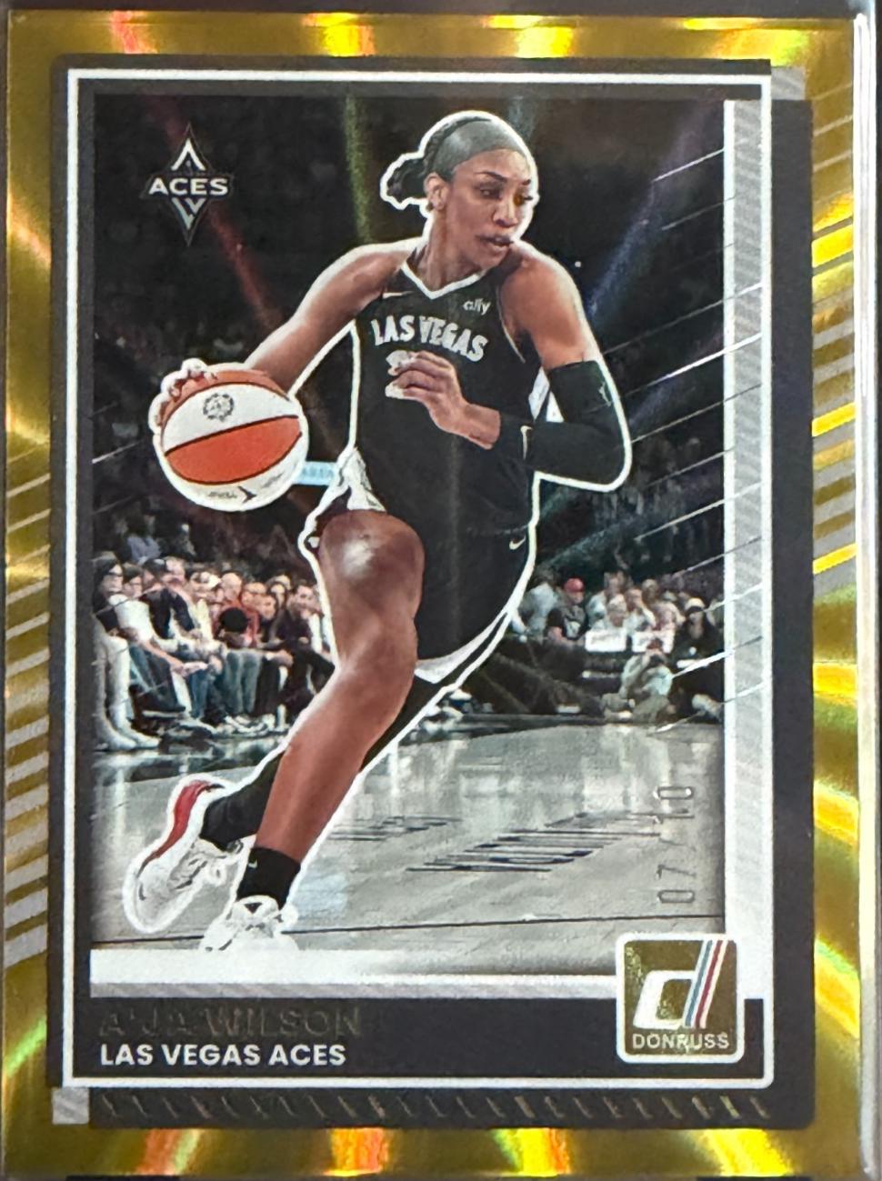 A'ja Wilson [Gold Shimmer] #82