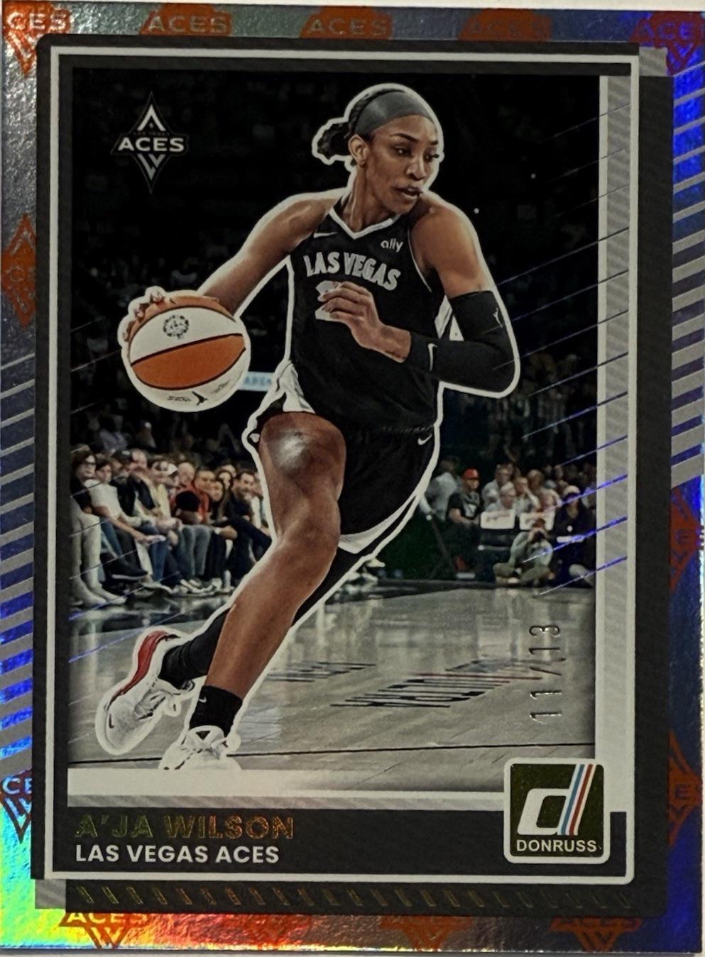 A'ja Wilson [Holo Team Logo] #82