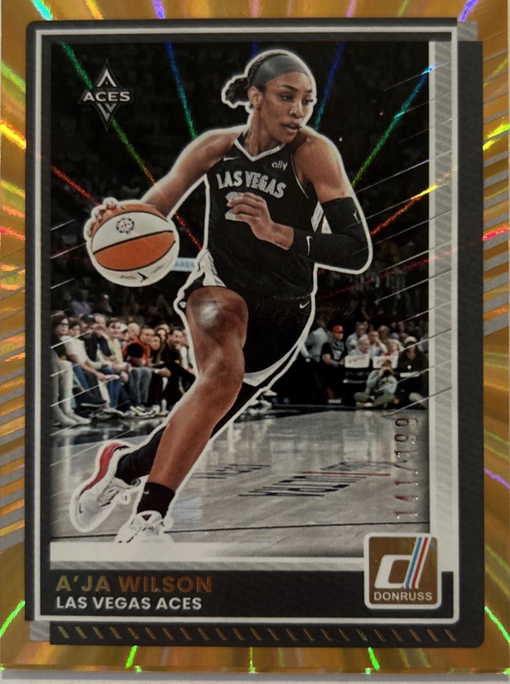 A'ja Wilson [Orange Laser] #82
