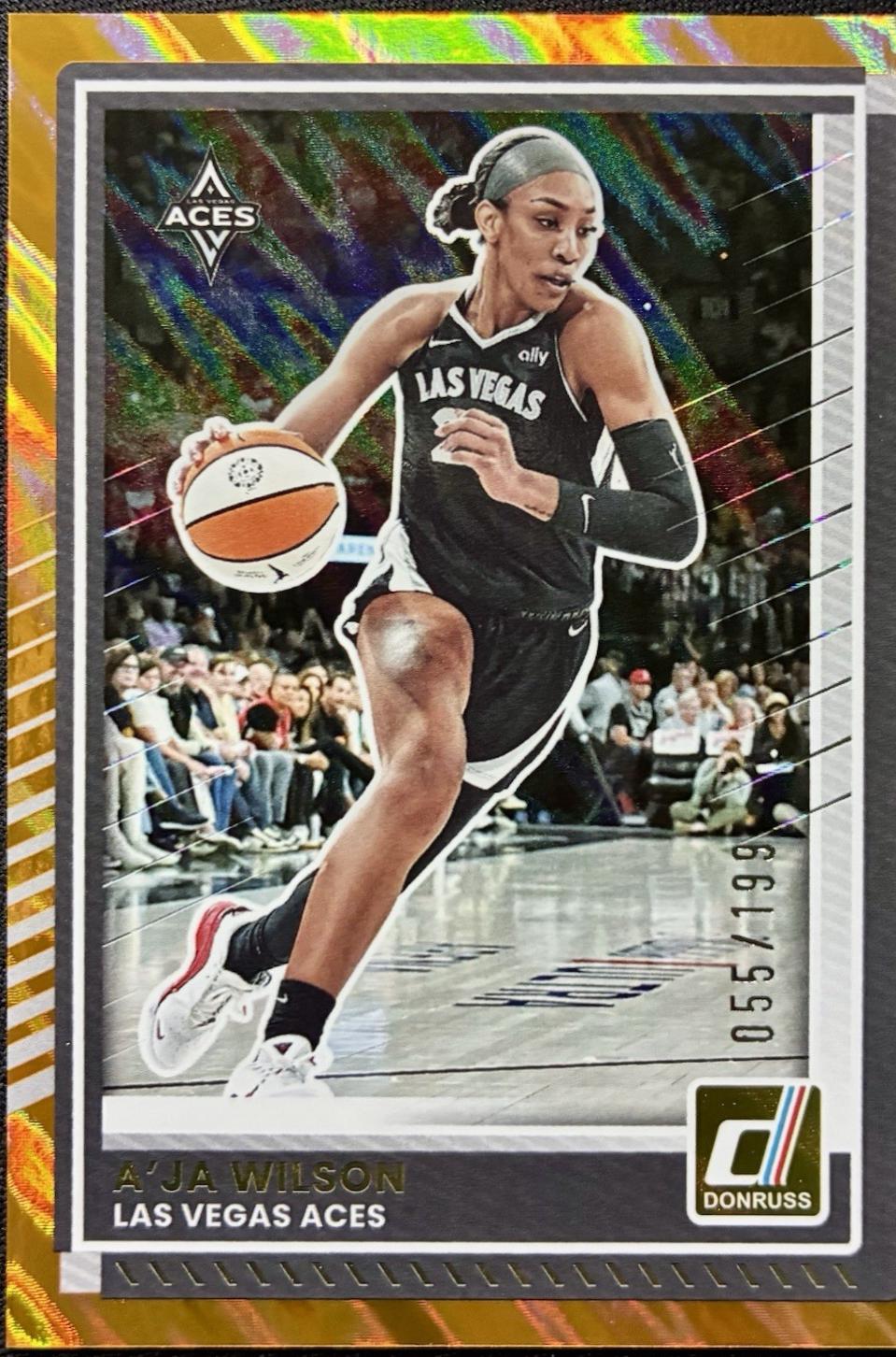 A'ja Wilson [Orange Lava] #82