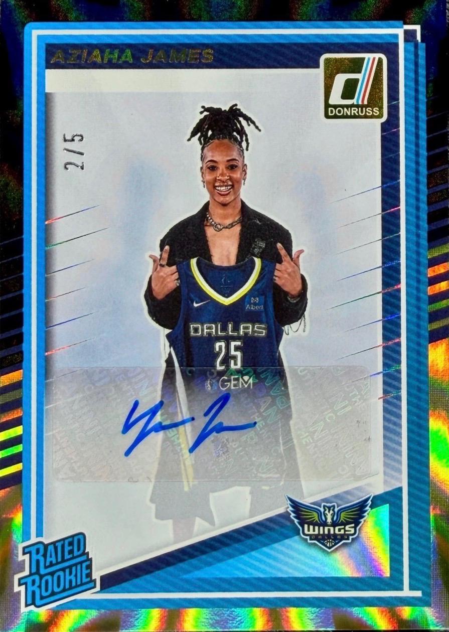 Aziaha James [Black Gold Laser Signature] #95