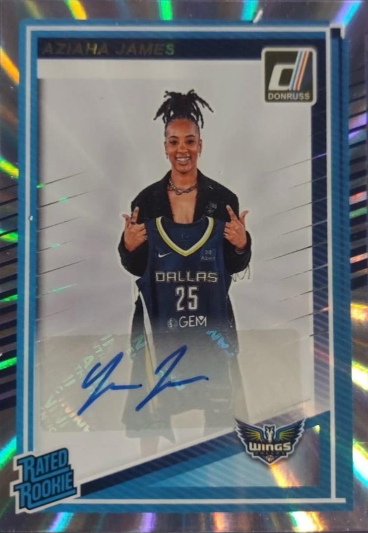 Aziaha James [Holo Laser Signature] #95