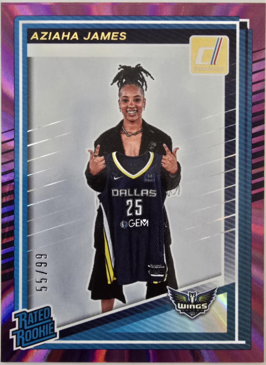 Aziaha James [Purple Laser] #95