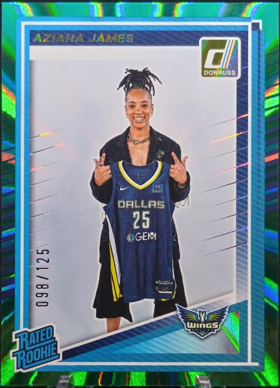 Aziaha James [Teal Laser] #95