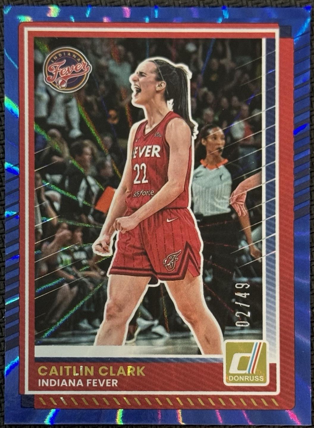 Caitlin Clark [Blue Laser] #47