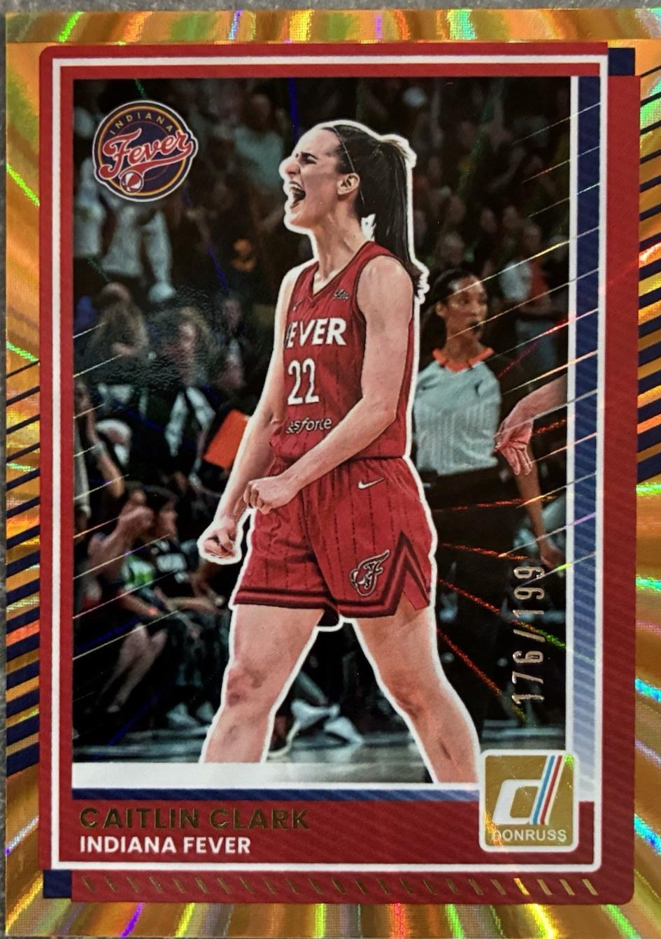 Caitlin Clark [Orange Laser] #47
