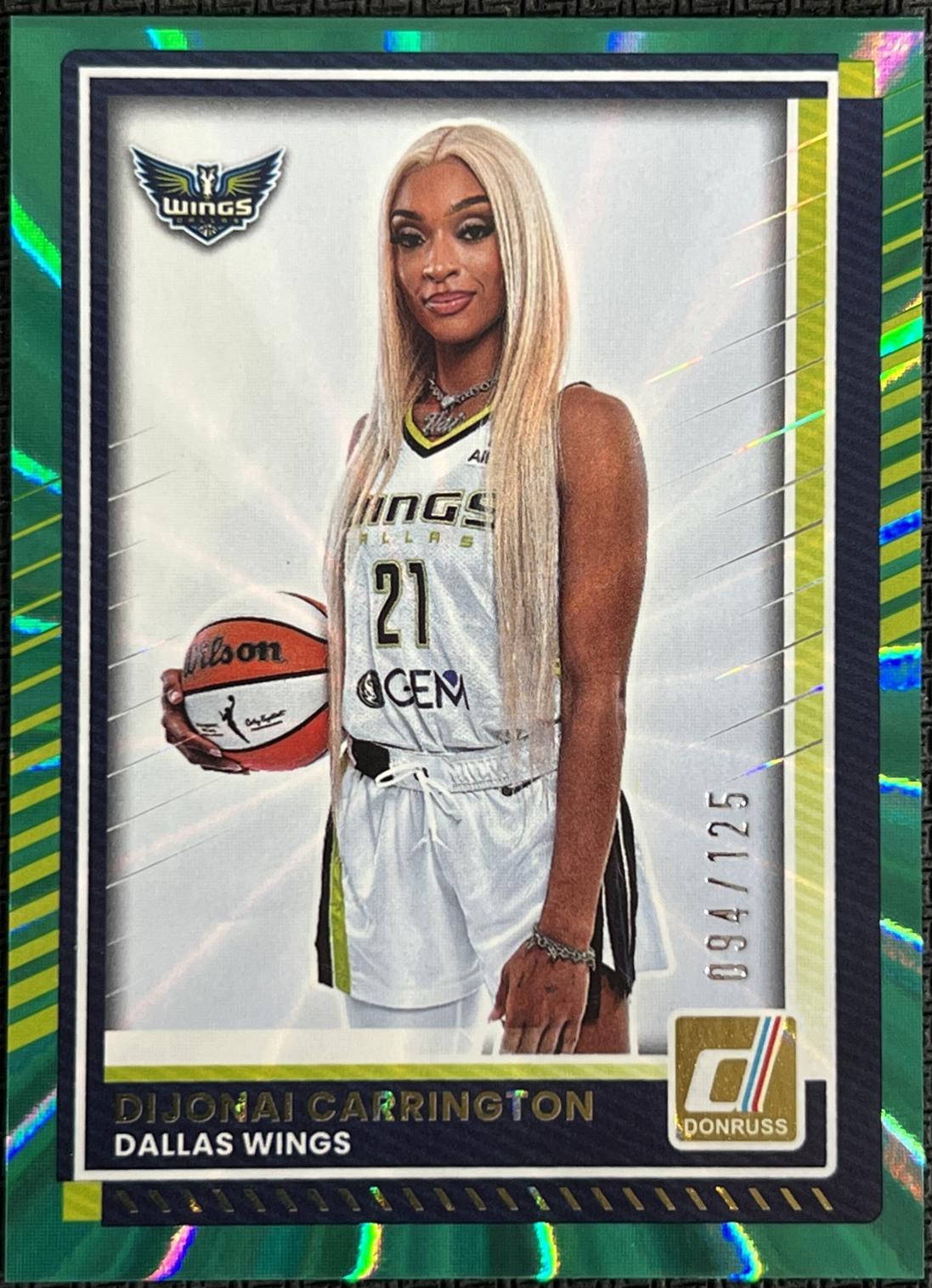 DiJonai Carrington [Teal Laser] #27