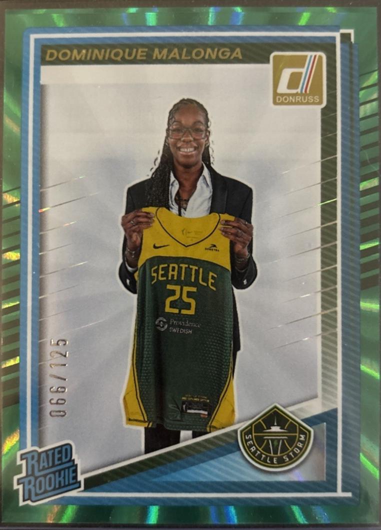 Dominique Malonga [Teal Laser] #89